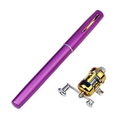 image-Fishing Rod Portable 1m Aluminum Alloy FRP