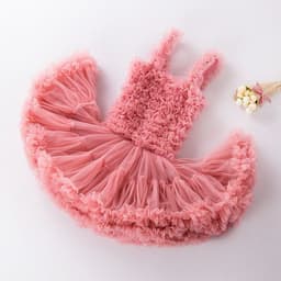 image-TUTU.KK Girls Tutu Dress - Suspenders Princess Skirt