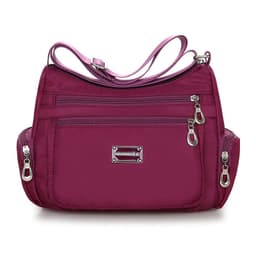 image-Women's Shoulder Bag Nylon Purple Fashion Casual