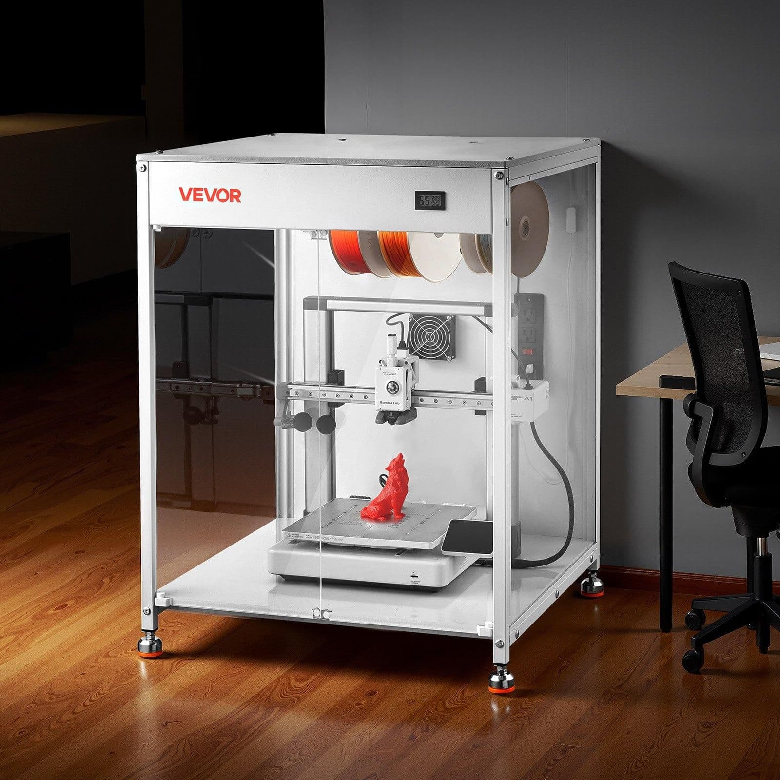 image-VEVOR 3D Printer Enclosure - Acrylic Constant Temperature Case