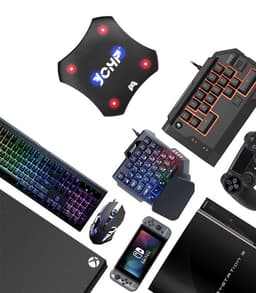 image-Gamepad keyboard and mouse converter throne eat chicken