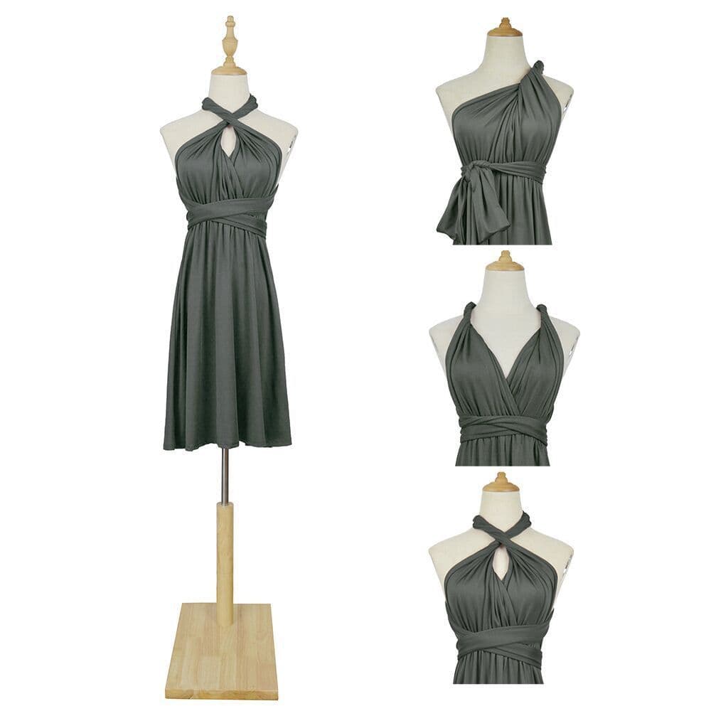 image-Women's Strappy Backless Skirt - Multi-Wear 2023 Summer Dress