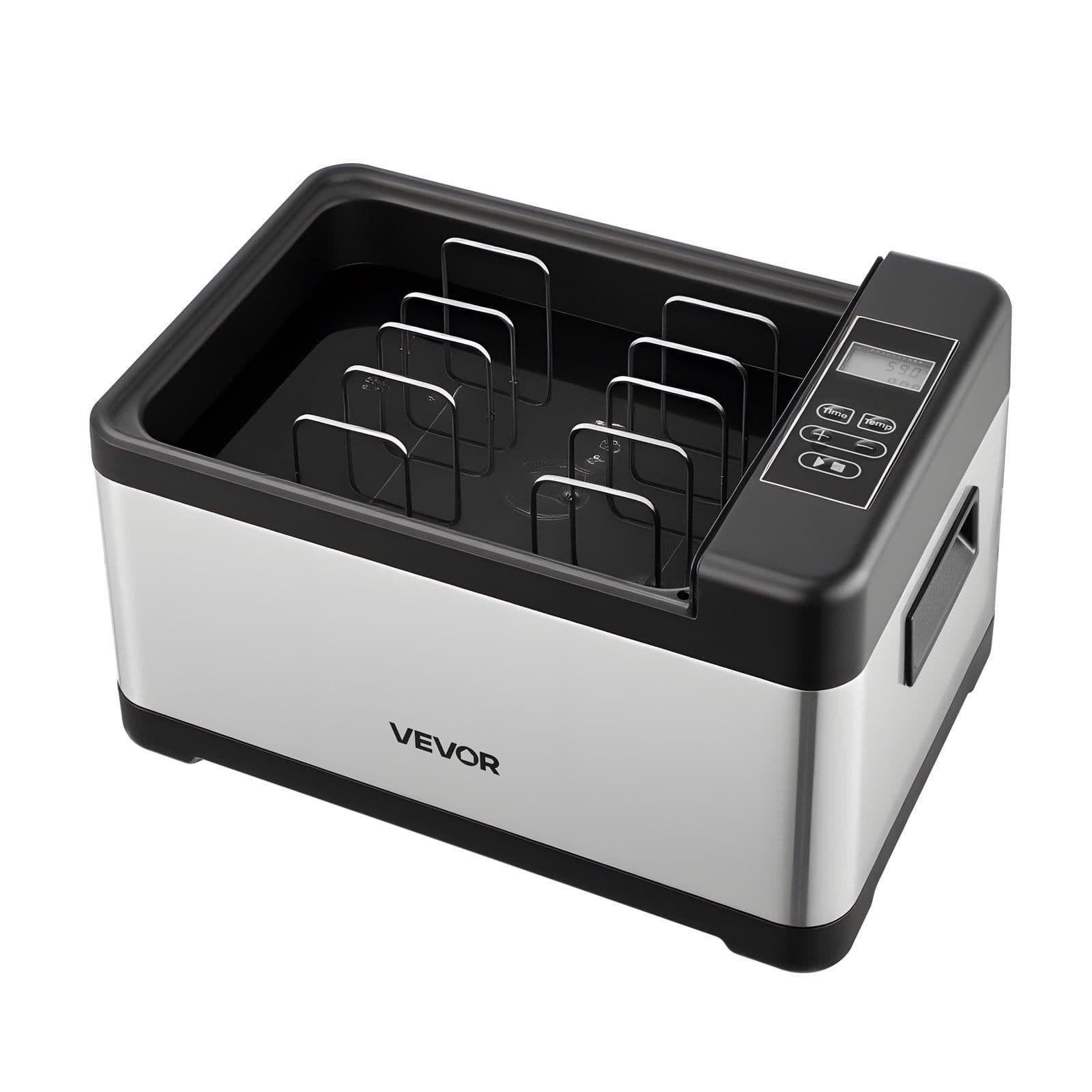 image-VEVOR 8L Sous Vide Cooker - 800W All-in-One Pot with Glass Lid