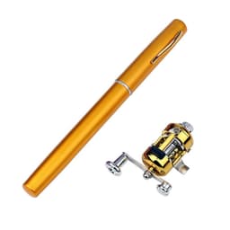 image-Fishing Rod Portable 1m Aluminum Alloy FRP