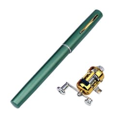image-Fishing Rod Portable 1m Aluminum Alloy FRP
