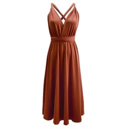 image-Women's Strappy Backless Skirt - Multi-Wear 2023 Summer Dress