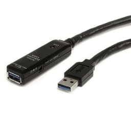 image-USB Cable Startech USB3AAEXT10M USB A Black