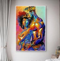 image-Postmodern abstract black yellow line canvas painting core wish AliExpress hot style painting core living room decoration painting