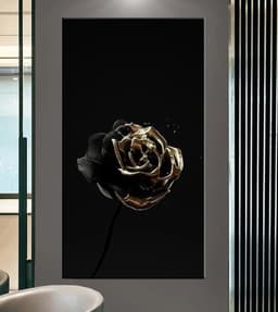 image-Postmodern abstract black yellow line canvas painting core wish AliExpress hot style painting core living room decoration painting