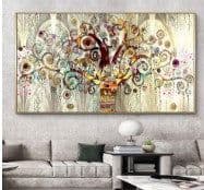 image-Postmodern abstract black yellow line canvas painting core wish AliExpress hot style painting core living room decoration painting