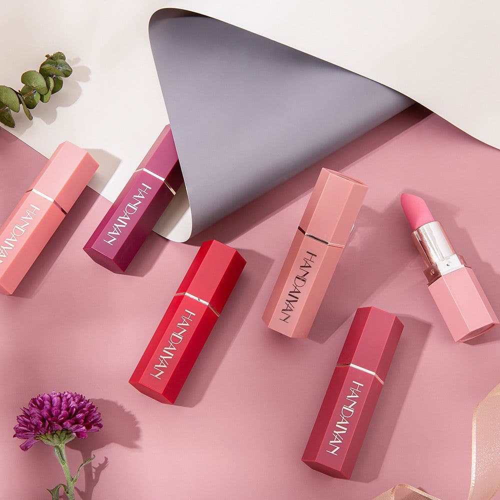 image-HANDAIYAN 6 Color Matte Lipstick Set
