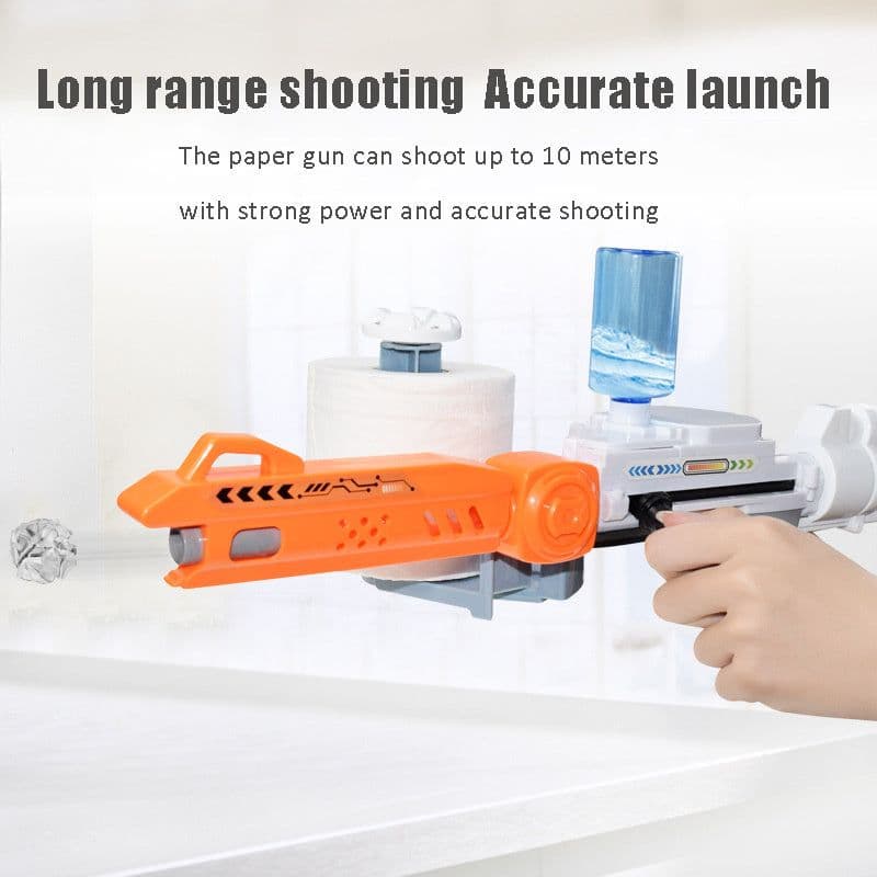image-Children's Toilet Paper Launcher Plastic Toy
