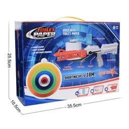 image-Children's Toilet Paper Launcher Plastic Toy