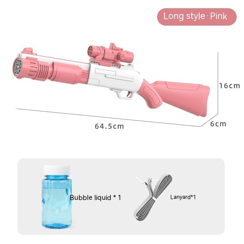 image-Electric Bubble Gun Children's Automatic Bubble Gatling Outdoor Toy Stall