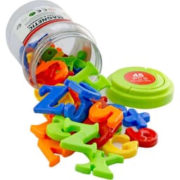 image-Magnetic stickers preschool English number plastic toys