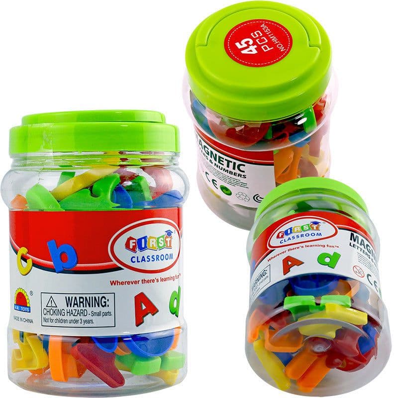 image-Magnetic stickers preschool English number plastic toys