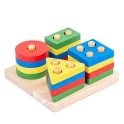 image-Early Childhood Education Puzzle Block Children's Toys