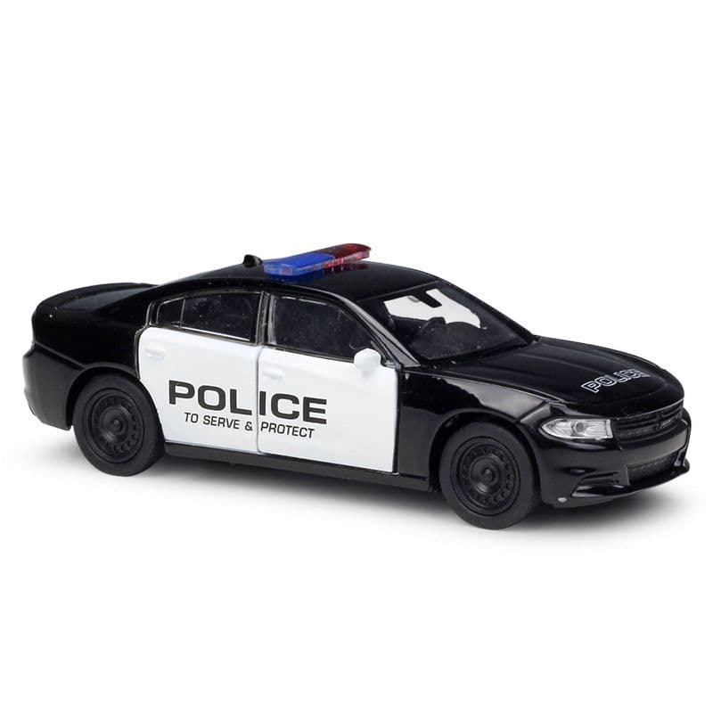 image-Police Car Alloy Car Model Children's Toy Puzzle
