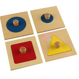 image-Sensory Puzzles To Recognize Four Kinds Of Geometric Jigsaw Puzzle Toys