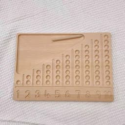 image-Montessori Log Counting Board Description Teaching Aid