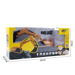 image-Deformation Remote Control Engineering Car Hook Machine Model Kid Toy
