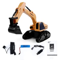 image-Deformation Remote Control Engineering Car Hook Machine Model Kid Toy