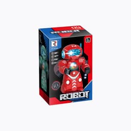image-Steel Robot Light Music Children Boy Toy