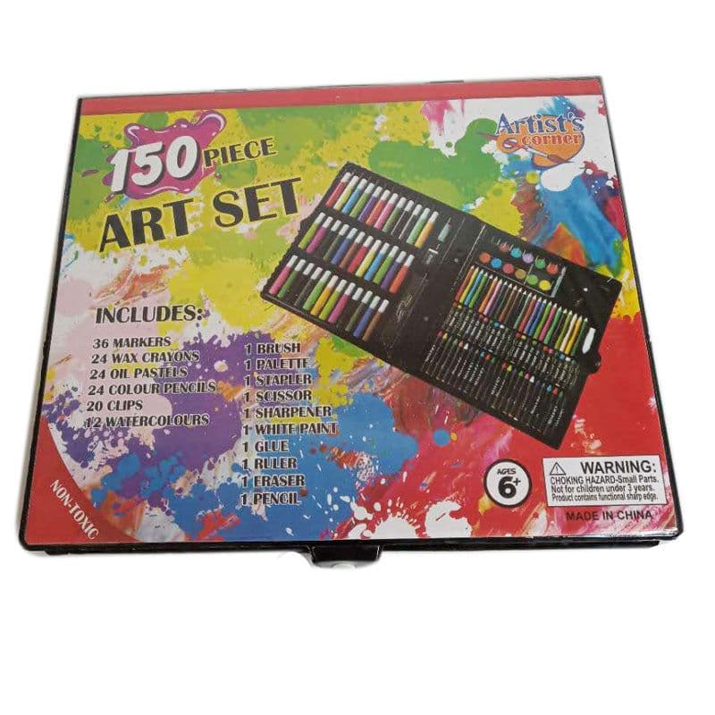 image-Color crayons watercolor pen art painting set
