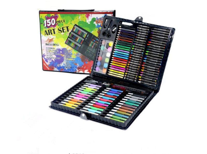 image-Color crayons watercolor pen art painting set