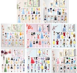 image-Magnetic Dressing Stickers Baby Clothing Stickers Book Toys