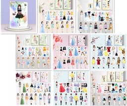 image-Magnetic Dressing Stickers Baby Clothing Stickers Book Toys