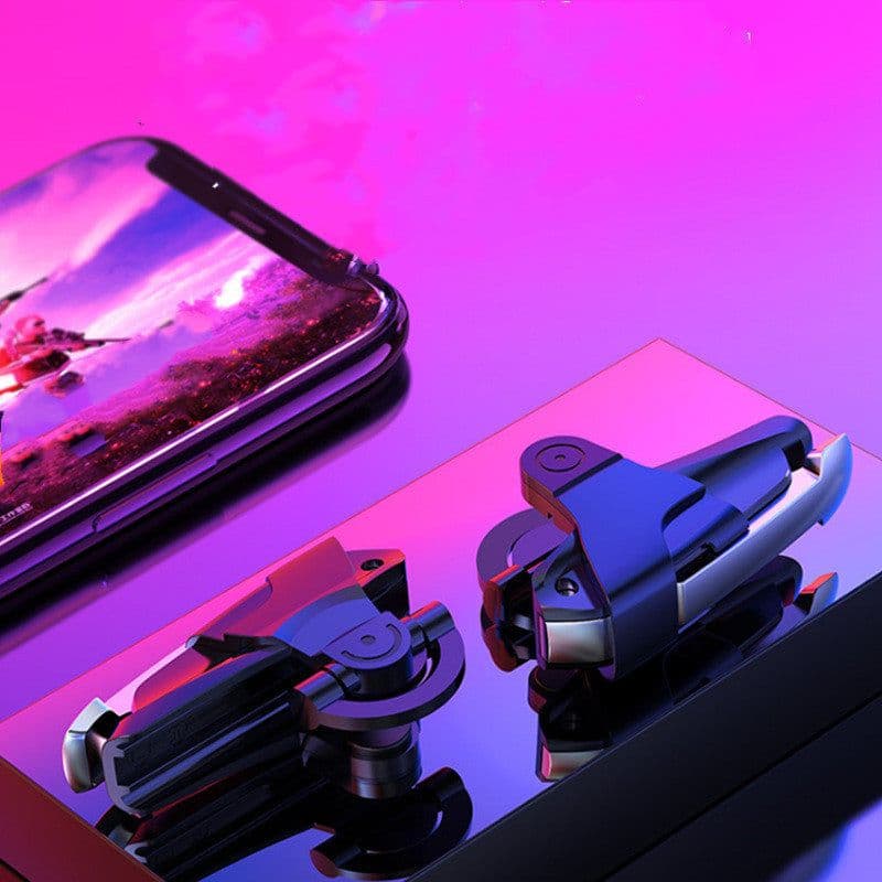 image-Yoteen Metal Trigger For Shooting Game L1 R1 Aim Fire Button Mobile Phone Joystick Controller