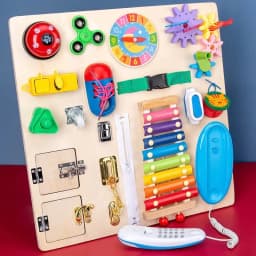 image-Montessori Busy Board Teaching Aids Early Childhood Education Puzzle