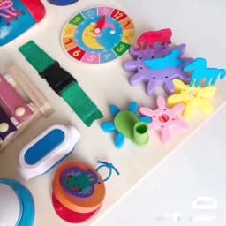 image-Montessori Busy Board Teaching Aids Early Childhood Education Puzzle