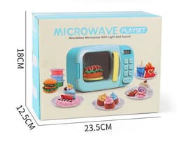 image-Simulation kitchen electric microwave toy