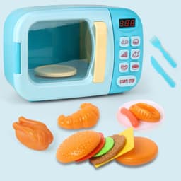 image-Simulation kitchen electric microwave toy