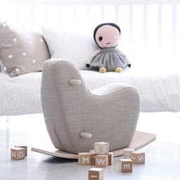 image-Wooden Wooden Horse Shaking Horse Children's Educational Toys Rocking Chair