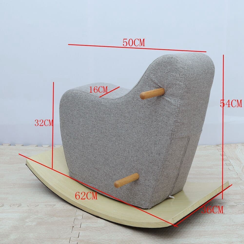 image-Wooden Wooden Horse Shaking Horse Children's Educational Toys Rocking Chair