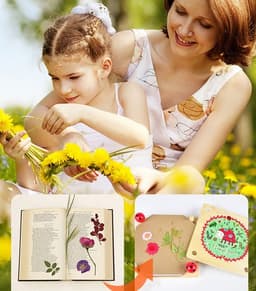 image-Children's Handmade Knurling Tool Herbarium Outdoor Collection Leaves And Flowers Handmade Tools
