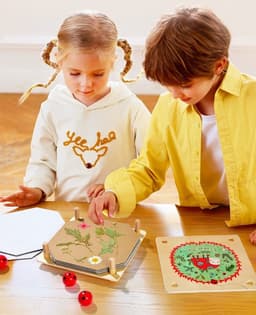 image-Children's Handmade Knurling Tool Herbarium Outdoor Collection Leaves And Flowers Handmade Tools
