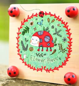 image-Children's Handmade Knurling Tool Herbarium Outdoor Collection Leaves And Flowers Handmade Tools