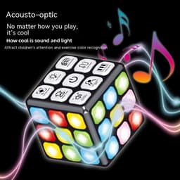 image-Children's Lighting Musixcube Multi-function Entrance Game Rubik's Cube Toy