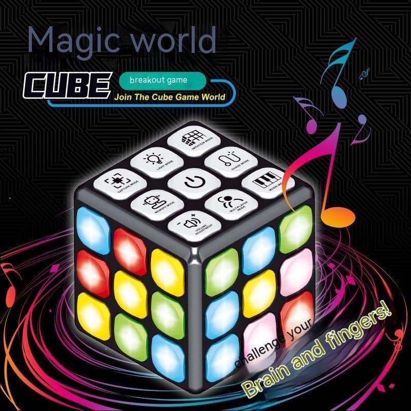 image-Children's Lighting Musixcube Multi-function Entrance Game Rubik's Cube Toy