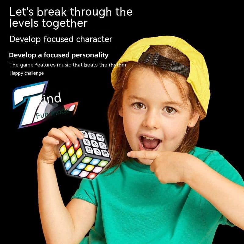 image-Children's Lighting Musixcube Multi-function Entrance Game Rubik's Cube Toy