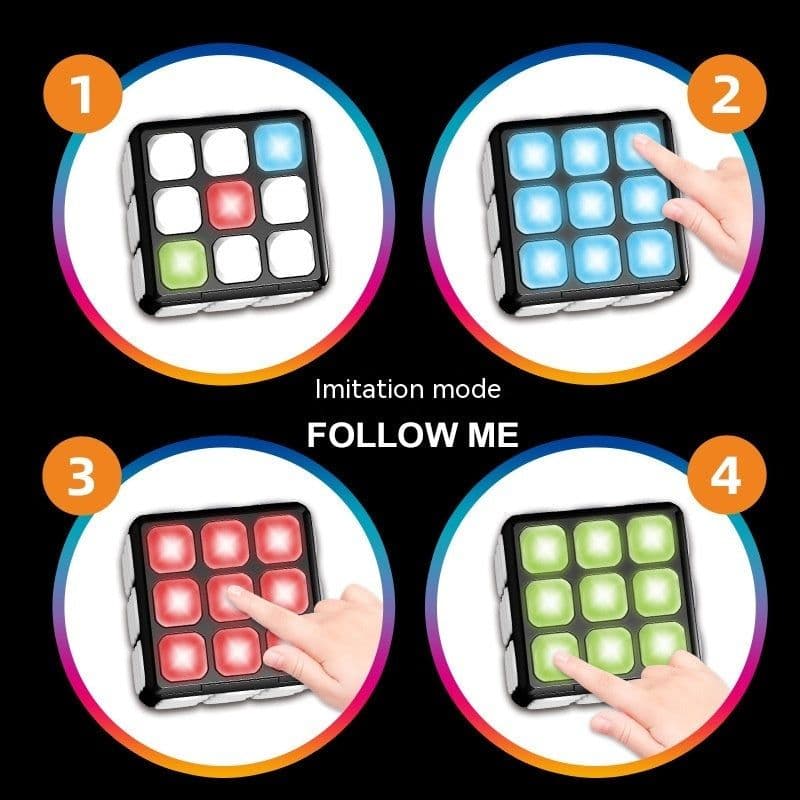 image-Children's Lighting Musixcube Multi-function Entrance Game Rubik's Cube Toy