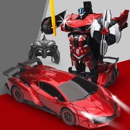 image-Induction Remote Control Transformer Car King Kong Remote Control Car Robot Charging Moving Boy Racing
