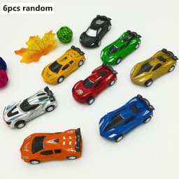 image-Pull Back Car Model Plastic Car Sports Car Educational Toy