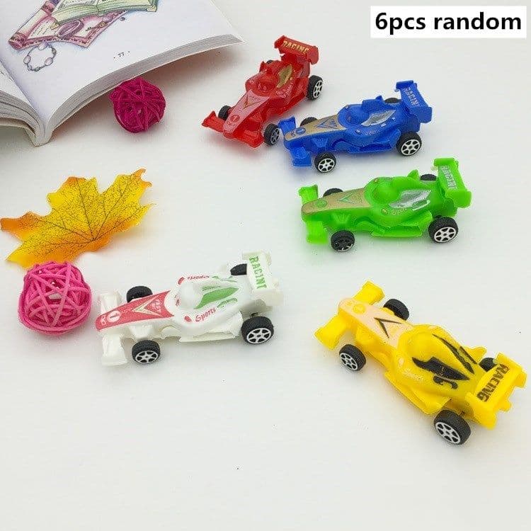 image-Pull Back Car Model Plastic Car Sports Car Educational Toy