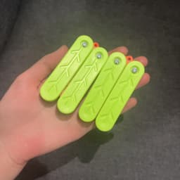 image-3D Carrot Butterfly Knife Baby Decompression Toy Small Radish Knife Flail Knife Training Butterfly Knife Flat Replacement