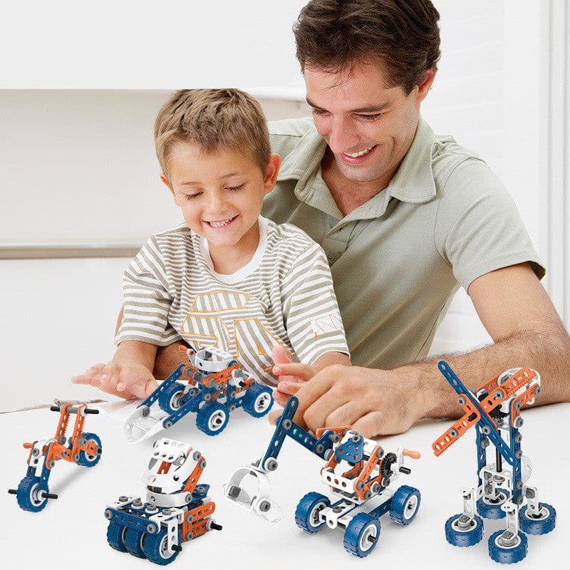image-Removable Screw Toy Soft Rubber Building Blocks